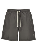 Brunello Cucinelli Gray Polyester Shorts