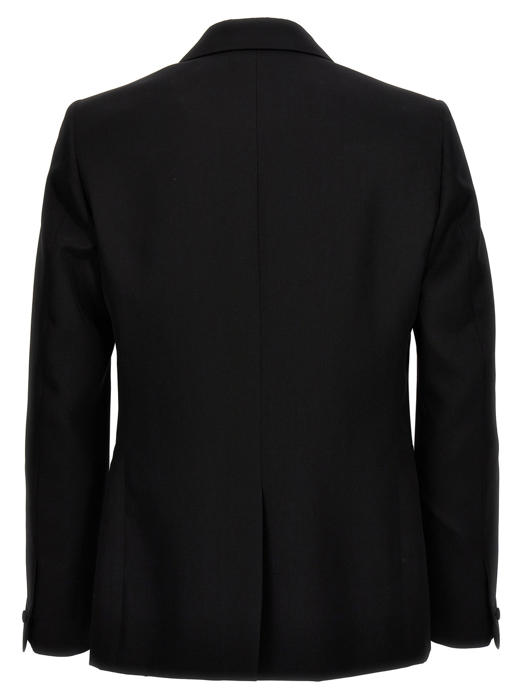 Blazer in lana nera