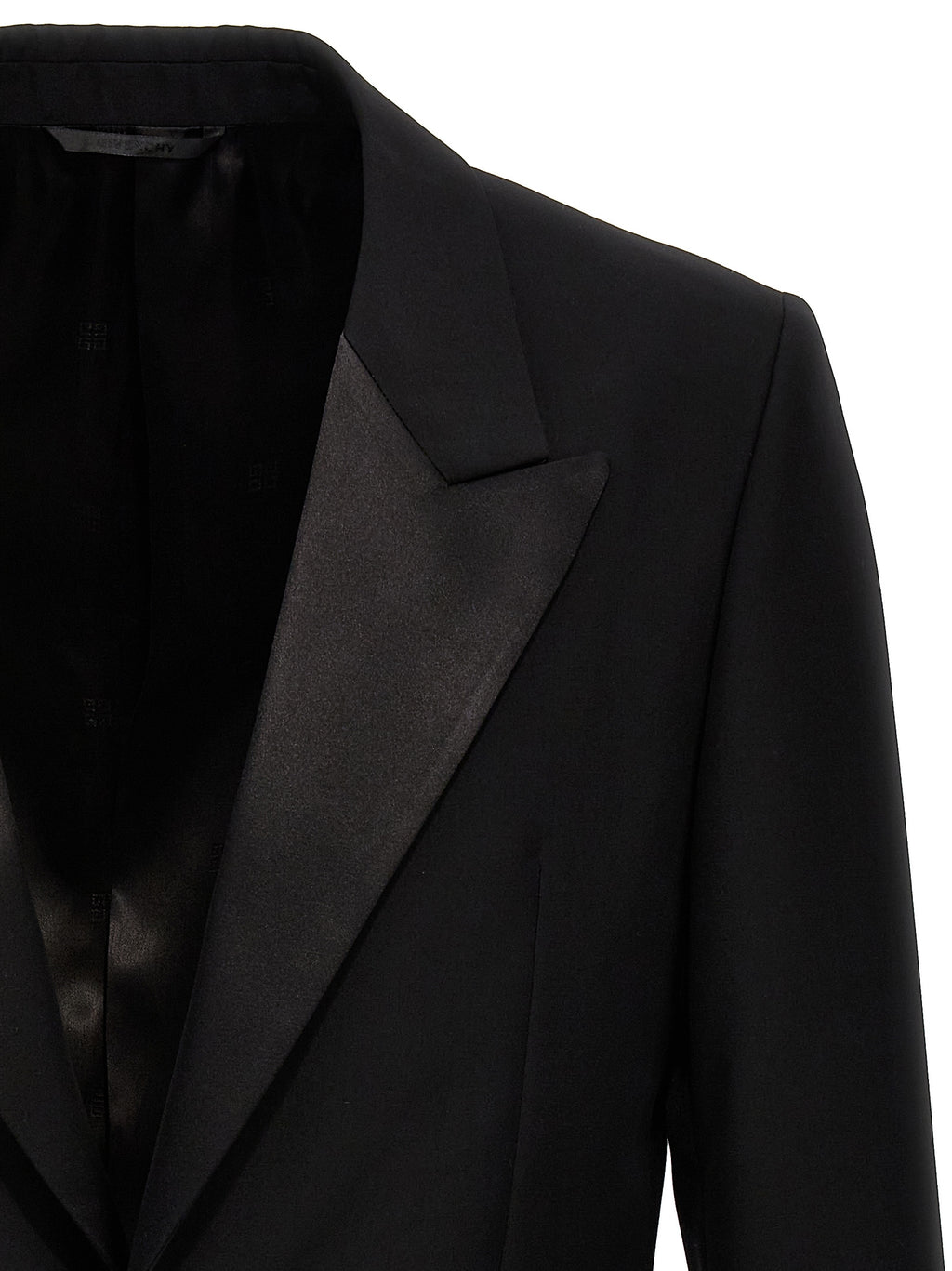 Blazer in lana nera