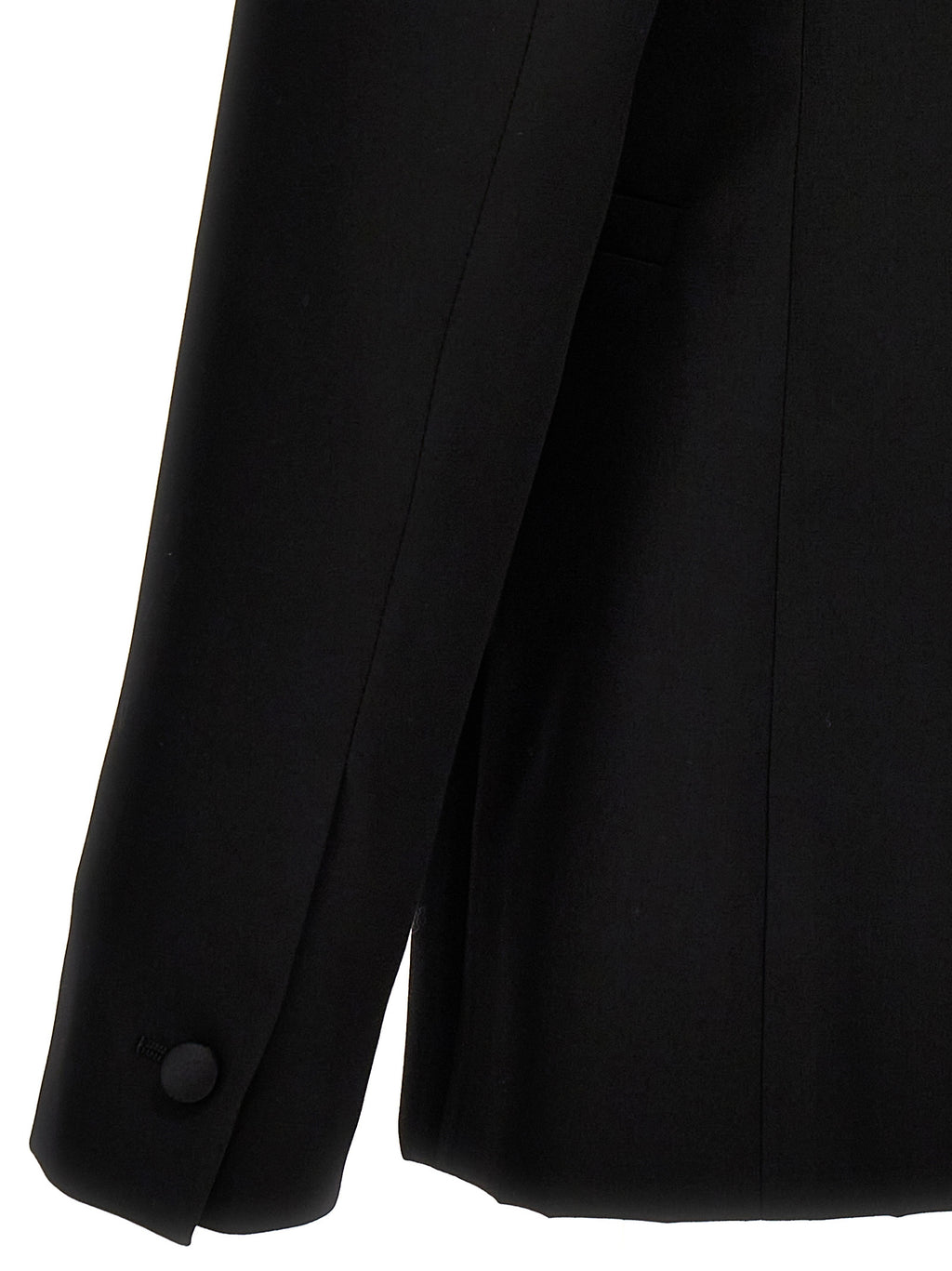 Blazer in lana nera