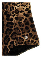 Brown Polyamide One-Piece Swimsuit