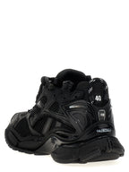 Schwarze Sportsneaker aus Polyester