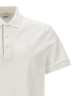 White Cotton Polo Shirt