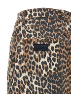Brown Organic Cotton Mini Skirt
