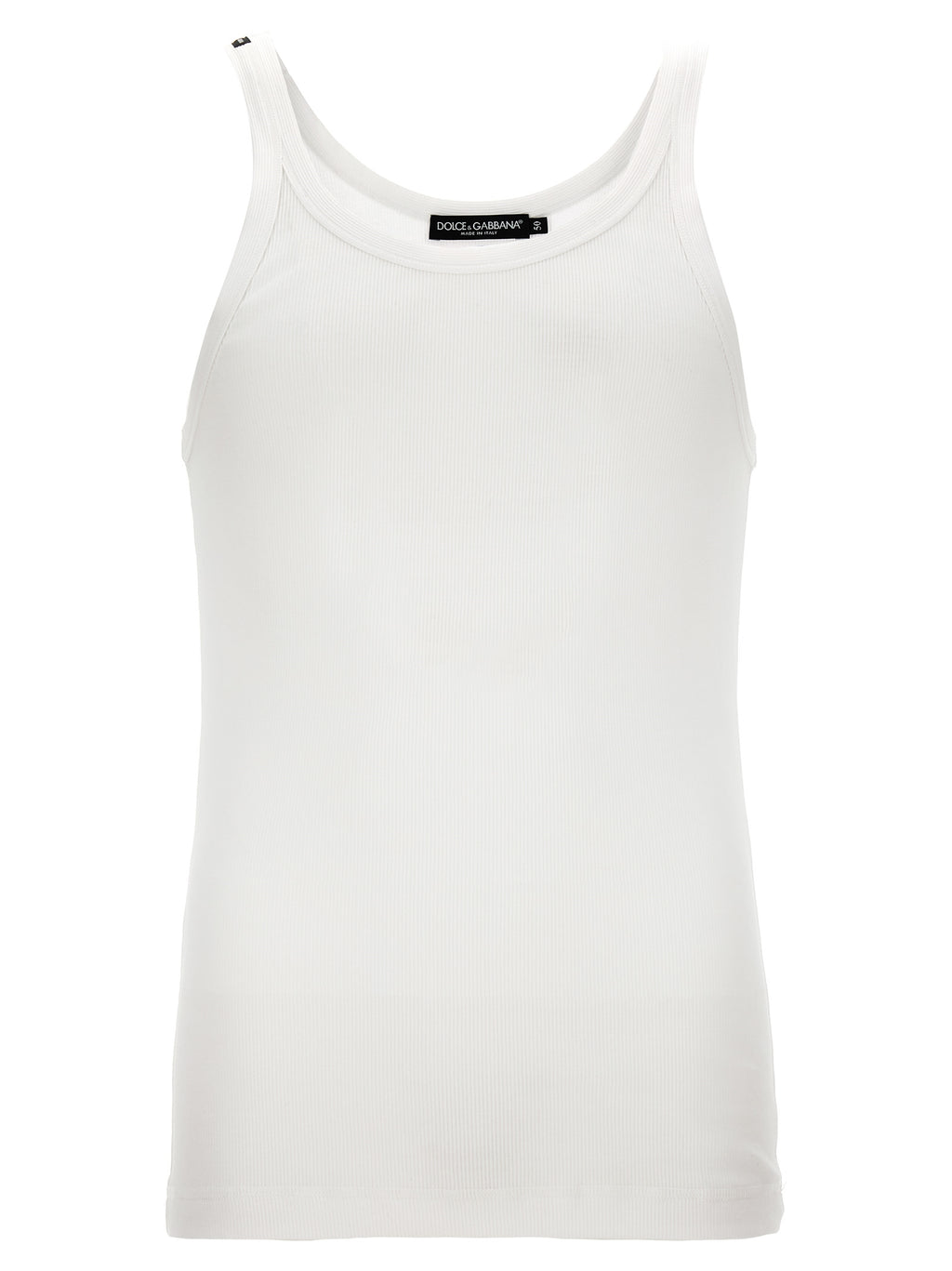 Weiße Baumwoll-Tanktops