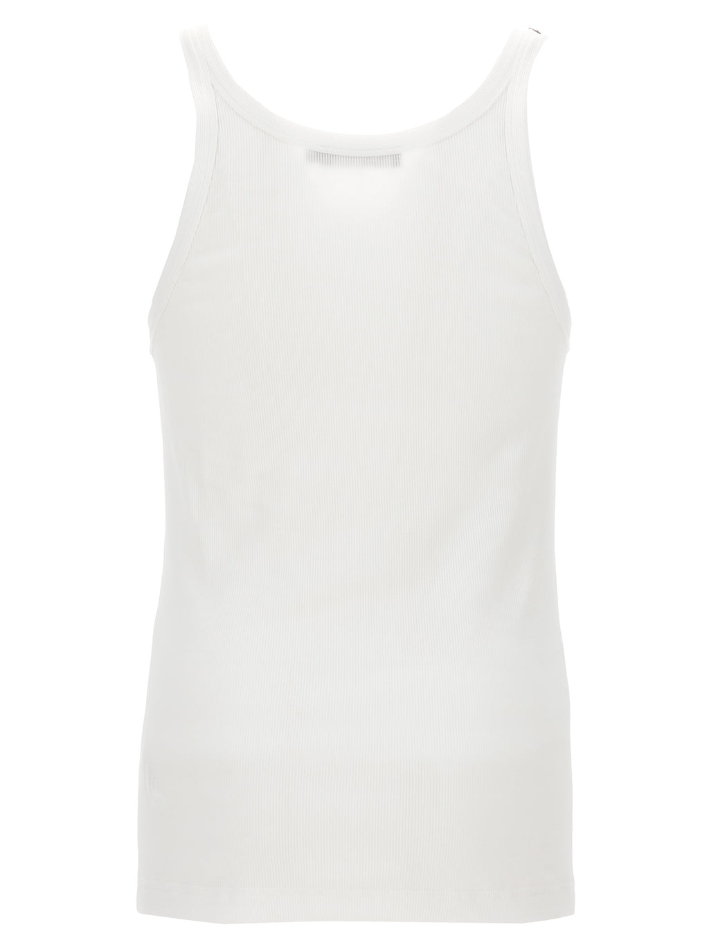 Weiße Baumwoll-Tanktops