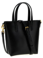 Black Calfskin Tote Bag