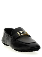 Black Lamb Leather Slip-On Loafers