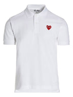White Cotton Polo Shirt
