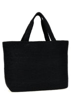 Black Viscose Tote Bag