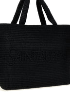 Black Viscose Tote Bag