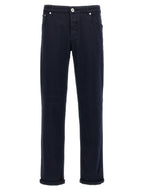 Brunello Cucinelli Blue Cotton Jeans Denim