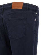 Brunello Cucinelli Blue Cotton Jeans Denim