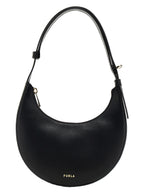 Furla Black Calfskin Shoulder Bag