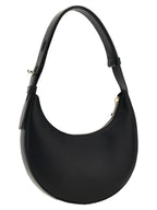 Furla Black Calfskin Shoulder Bag