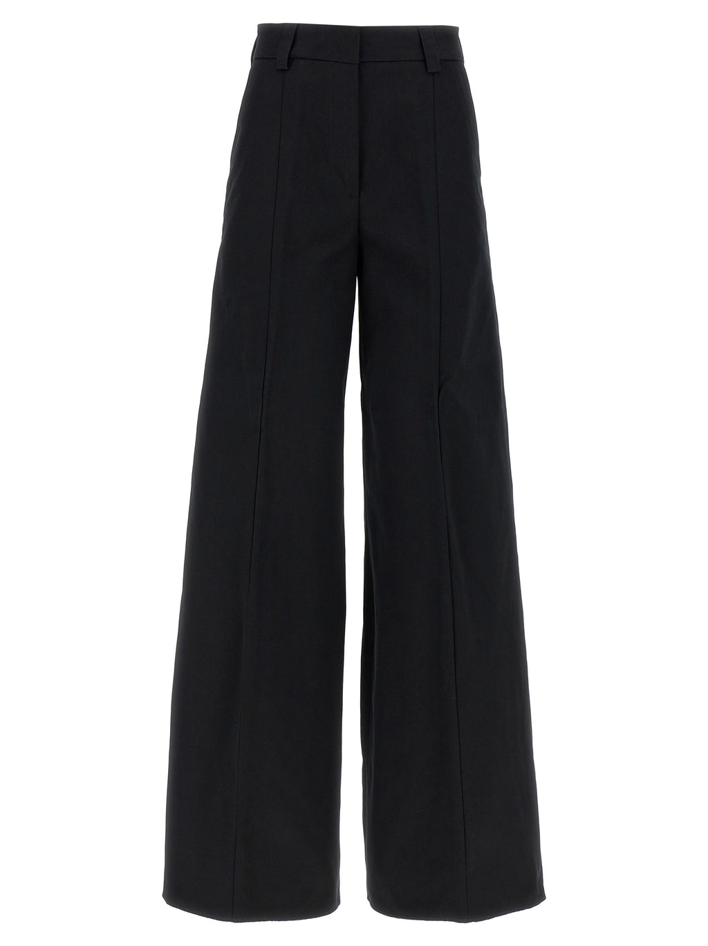 THELATEST Black Cotton Casual Pants