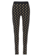 Marine Serre Black Polyamide Leggings