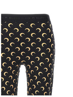 Marine Serre Black Polyamide Leggings