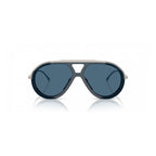 Sonnenbrille aus blauem Azetat