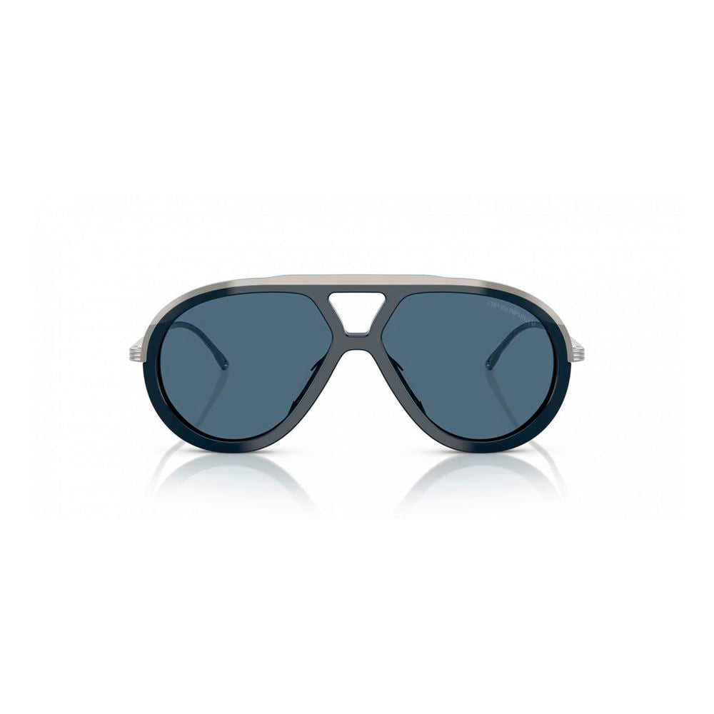 Sonnenbrille aus blauem Azetat