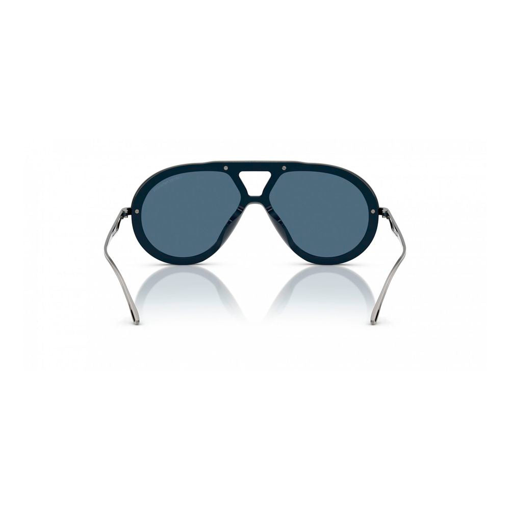 Sonnenbrille aus blauem Azetat