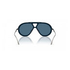 Sonnenbrille aus blauem Azetat
