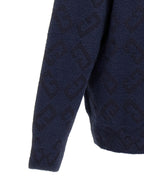 Givenchy Blue Wool Cardigan