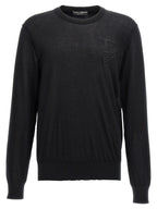 Dolce & Gabbana Black Cashmere Cardigan