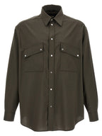 Fendi Bicolor Wool Blouse