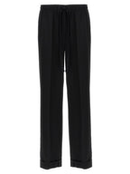 Dolce & Gabbana Black Virgin Wool Casual Pants