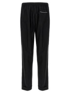 Dolce & Gabbana Black Virgin Wool Casual Pants