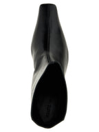 Khaite Black Calfskin Ankle Boots