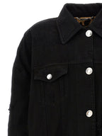 Dolce & Gabbana Black Cotton Denim Jacket