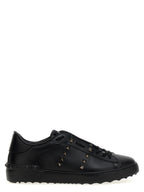 Valentino Garavani Black Calfskin Low Top Sneakers