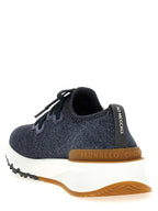 Brunello Cucinelli Blue Cotton Athletic Sneakers