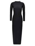 T BY ALEXANDER WANG Black Nylon Midi Dress