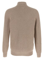 Brunello Cucinelli Beige Cotton Cardigan