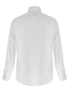 Brunello Cucinelli White Linen Blouse