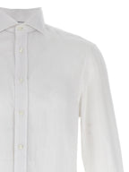 Brunello Cucinelli White Linen Blouse