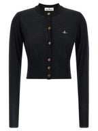 Vivienne Westwood Black Wool Cardigan