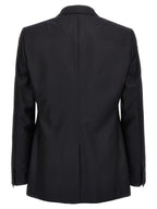 Dolce & Gabbana Blue Virgin Wool Two-Piece Suit