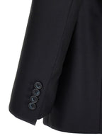 Dolce & Gabbana Blue Virgin Wool Two-Piece Suit