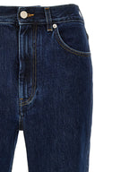 Loulou De Saison Blue Organic Cotton Straight-Leg Jeans