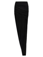 DRKSHDW Black Cotton Mini Skirt