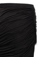 DRKSHDW Black Cotton Mini Skirt