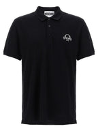 Moschino Black Cotton Polo Shirt