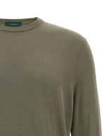 ZANONE Bicolor Cotton Cardigan