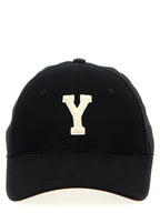 Saint Laurent Black Cotton Cap (Baseball Hat)