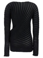 Issey Miyake Black Polyester Shirt