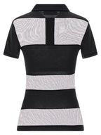 Coperni Black Cotton Polo Shirt
